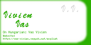 vivien vas business card